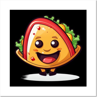 kawaii Taco T-Shirt cute potatofood funny Posters and Art